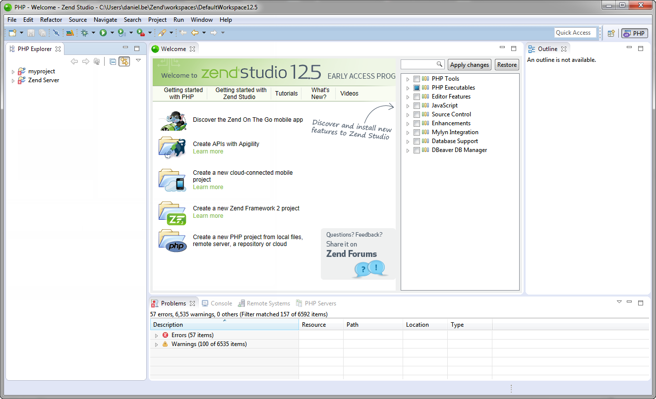 Installing Zend Studio on Linux- Zend Studio 12.5